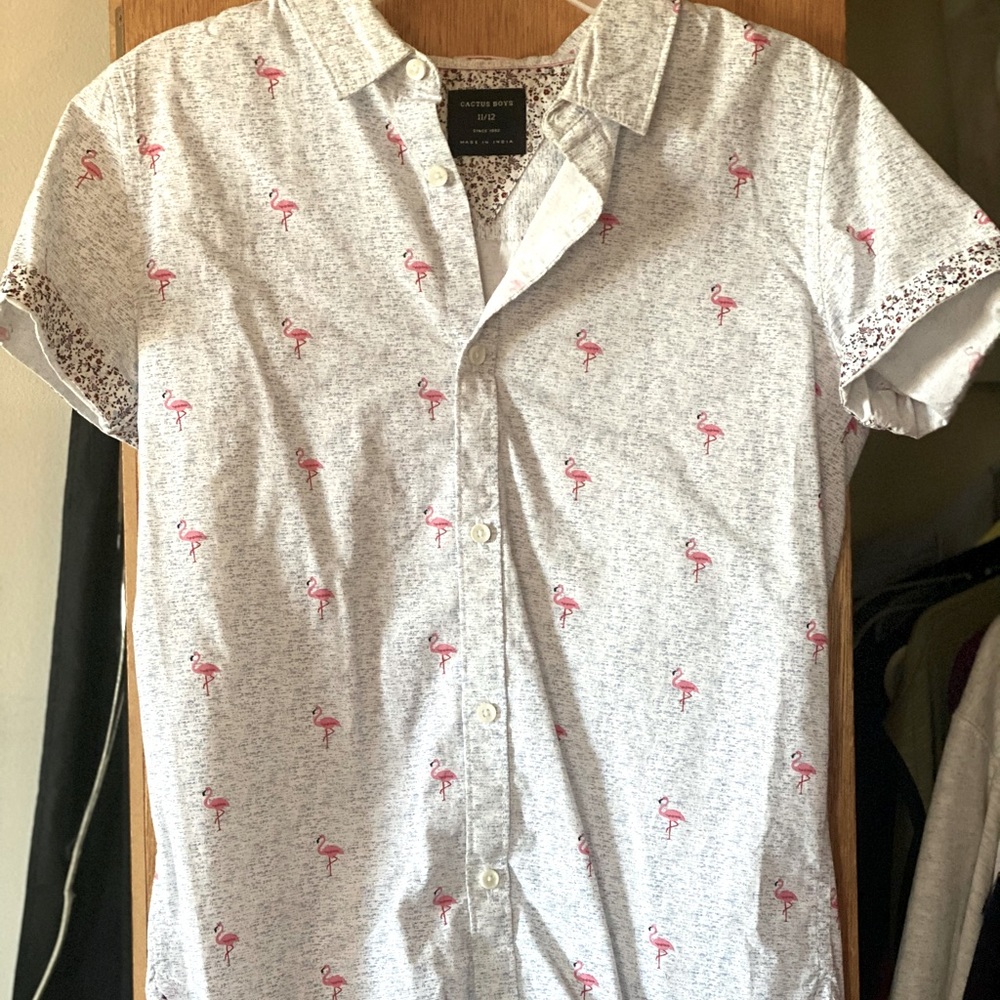 Boys summer button up